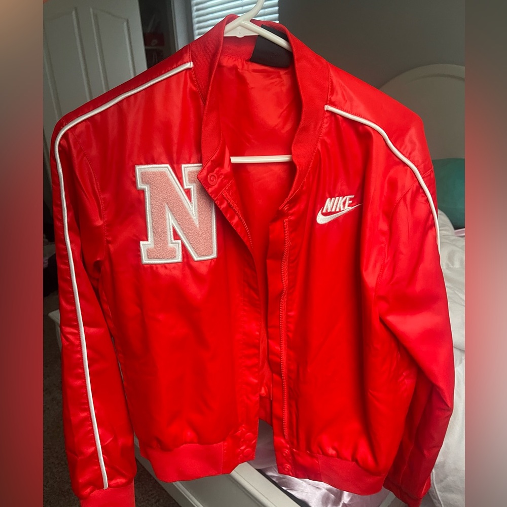 Red Nike Windbreaker Jacket